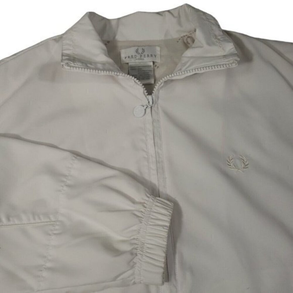 Fred Perry Solid White 2-Piece‎ Jogger Set Track Suit Size Small